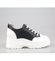 GUJA 25y361 Dolgu Topuk Siyah Kadın Sneakers