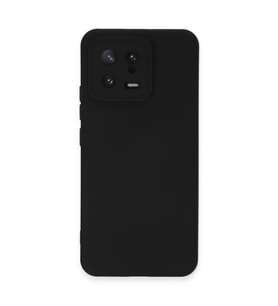 Xiaomi Mi 13 Kılıf Nano İçi Kadife Silikon - Siyah