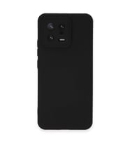 Xiaomi Mi 13 Kılıf Nano İçi Kadife Silikon - Siyah