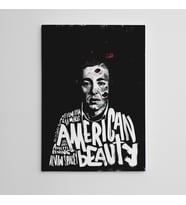 Amerikan Güzeli Mini Kanvas Tablo