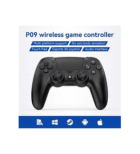 P09 Ps4 Android Ios Pc Uyumlu Gamepad Joystıck + Şarj Kablo Hediye