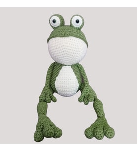 Kurbağa Amigurumi Oyuncak