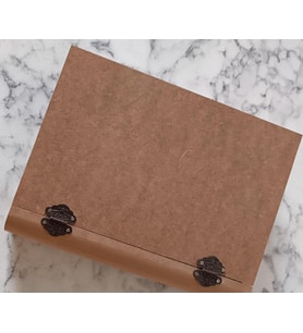 Hobi Adn 90202 Kitap Kutu Ahşap MDF HAM Ankara Siteler Ürünü Kutuda Sevk El Yapım