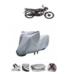 Honda Hero 100  Gri Motosiklet Brandası ARKA ÇANTA UYUMLU DEĞİLDİR