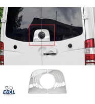 VW CRAFTER KROM ARKA AMBLEM ÇERÇEVE 2 PRÇ P.ÇELİK 2006-2016 ARASI