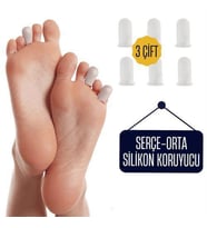ModaCar 6 ADET Serçe Parmak İçin Silikon Koruyucu