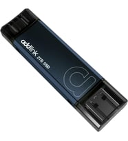 Addlink P50 2TB Harici SSD USB C, 1.050 MB/sn'ye kadar, USB 3.2 Gen2 Tip-C + USB A Bellek