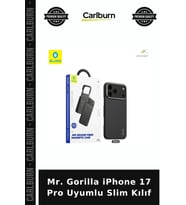 Mr. Gorilla iPhone 17 Pro Uyumlu Slim Kılıf Gövde Cep Stil Sahibi