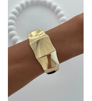 Özel Seri Geometrik Desen Gold Kelepçe Bileklik