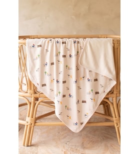 Yumuşacık Pamuklu Bebek Battaniyesi - Unisex Yeni Doğan Örtüsü