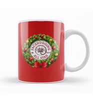 Christmas All Star Facehugger Alien Wreath Kupa Bardak Porselen