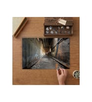 Tünel Manzarası Tasarımı 240 parça Ahşap Puzzle Ahşap Kutuda MP05837