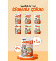 Reflex Plus Mmore Tavuklu Ve Havuçlu Kremalı Kedi Çorbası 40 Gr*6lı SET