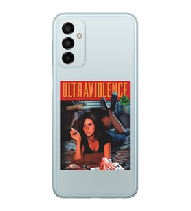 Samsung Galaxy M23 Uyumlu Lana Del Rey Ultraviolence Desenli Şeffaf Telefon Kılıfı