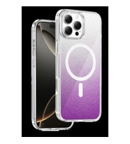 Onegif İphone 16 Pro Max Sora Simli Magsafe Kapak - Mor