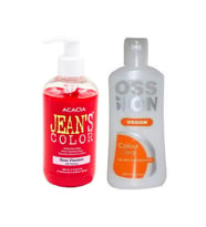 Jeans Color Saç Boyası Gül Kurusu 250 ml Ve Ossion Saç Boya Temizleyicisi 200 ml