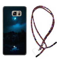 Samsung S7 Edge S20 Fe Plus Ultra S21 S22 Kılıf Boyun Asklı Rasta Silikon Gece 1633