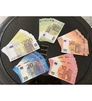 250  ADET KARIŞIK EURO 10-20-50-100-200 EURO GEÇERSİZ EĞLENCE OYUN ŞAKA  DÜĞÜN PARASI