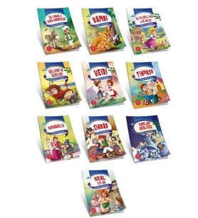 CİCİM MASALLAR 1 ( 10 KİTAP SET ) - DAMLA YAYINEVİ  (Karışık)