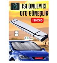 Araba Ön Cam Güneşliği   Oto Güneşlik (130X60CM)