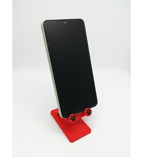 MYCRAFT3D Pati ve Ayı Tasarımlı Sevimli Telefon Standı - Mor - Çocuklara/HayvanSeverlere Hediye