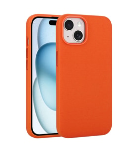 iPhone 14 / İphone 13 Kılıf M-Safe Şarj Özellikli Kumaş Tasarımlı Miami Sert PC Kılıf