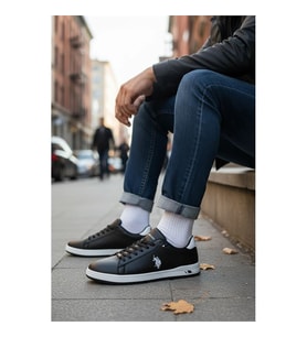 U.S. Polo Assn. MARLON 6FX Erkek Sneaker SİYAH