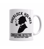 Sherlock Holmes  Kupa Bardak Porselen