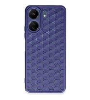 Xiaomi Redmi 13C Kılıf Petek Silikon Kapak - Lacivert