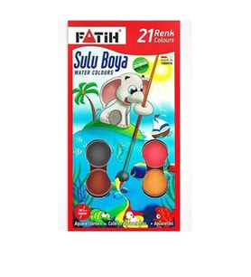 FATİH 21 RENK SULU BOYA