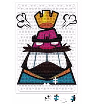 Rei Irritado Puzzle 240 Parça Yapboz