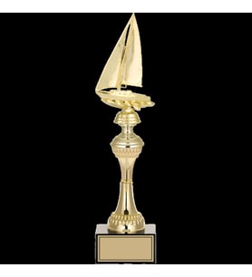 ODAK KUPA - Figürlü Kupalar - Yelken Figürlü Kupalar FG-029 B - 38 cm