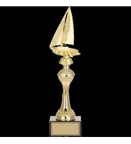 ODAK KUPA - Figürlü Kupalar - Yelken Figürlü Kupalar FG-029 B - 38 cm