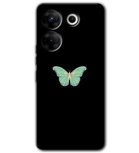 Tecno Camon 20 Kılıf HD Desen Baskılı Arka Kapak - Butterfly Tree