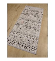 HALIMARKA K-MTT MT001A GRİ MULTİ MODERN HALI YOLLUK 97X200 CM