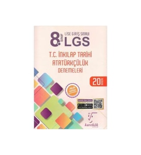 Karekök Yayınları Karekök - 8.sınıf Lgs Tc Ink. Ve Atatürkçülük 20 Deneme Sına (Çok Renkli)