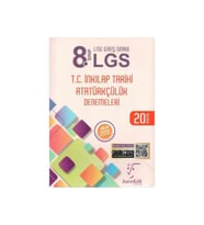 Karekök Yayınları Karekök - 8.sınıf Lgs Tc Ink. Ve Atatürkçülük 20 Deneme Sına (Çok Renkli)