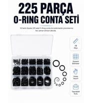 225 Parça Profesyonel O-Ring Conta Kiti Su, Yağ ve Hava Sızdırmazlık Tamir Seti