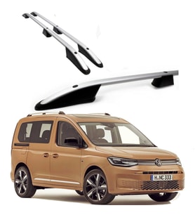 Volkswagen Caddy Üst Port Bagaj Tavan Çıtası Gri 2020-2021-2022