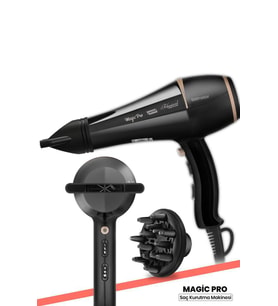 GoldMaster Magic Pro 2400 Watt Ac Motor Profesyonel 6x78 Mm Kuaför Saç Kurutma Ve Fön Makinesi
