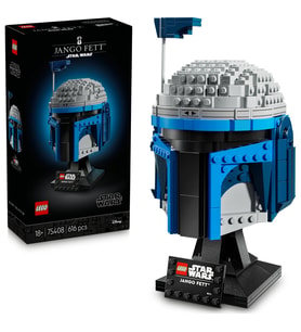 ® Star Wars™ Jango Fett™ Kaskı 75408 - Yetişkinler için Koleksiyonluk ve Dekoratif Model Yapım Seti