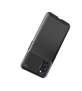 Oppo Reno 4 Kılıf Esnek Soft Karbon Tasarım Legion Serisi (Siyah)