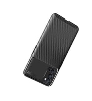 Oppo Reno 4 Kılıf Esnek Soft Karbon Tasarım Legion Serisi (Siyah)