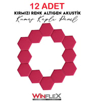 12 ADET ALTIGEN AKUSTİK KUMAŞ KAPLI PANEL-17x20CM