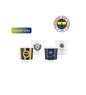 x Fenerbahçe Lisanslı 4 Kişilik Espresso Seti 90 ml
