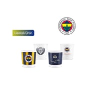 x Fenerbahçe Lisanslı 4 Kişilik Espresso Seti 90 ml