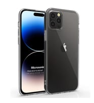 Microsonic Apple iPhone 14 Pro Kılıf Transparent Soft Beyaz (Renksiz)