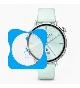 Mi Watch S4 41MM Uyumlu Kolay Takılabilir Takma Aparatlı Temperli Cam Ekran Koruyucu