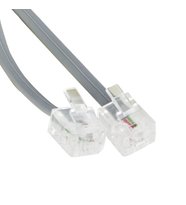 Ayt Telefon Kablosu 3 Metre 2 Pin Soketli Telefon Hattı Kablosu Jack Soketleri Takılı Hazır Kablo