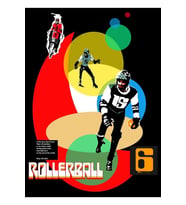 Rollerball 75 Tablo Ahşap Poster Dekoratif